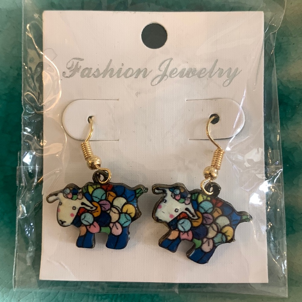 Dangly Sheep Earrings